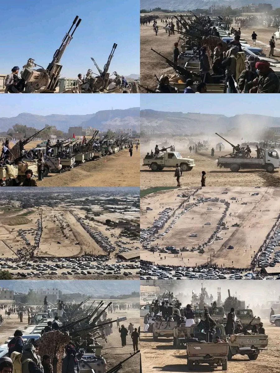 صورة واحدة من لقاء قبلي مسلح واحد..
إنهم رجال قبائل مديرية صعدة اليوم، إعلانًا للجهوزية القتالية والنفير العام والاستمرار في التعبئة والتحشيد.
وثمة عشرات المديريات ومئات المدن والقرى وملايين اليمنيين خرجوا ويخرجون يوميًا في مختلف المحافظات، استعدادًا واستنفارًا على أعلى مستوياته.