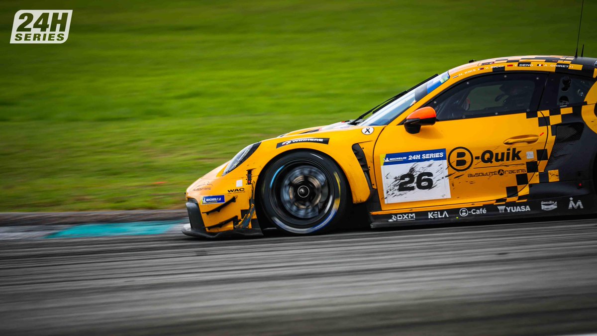 #12hMalaysia - P3 GT3 PRO-AM 🥉FINISH! The No.26 Winhere B-Quik Absolute Racing Porsche finished P6 overall in the inaugural Michelin 12H Malaysia. Henk Kiks, Andy Deng, Vincenzo Ricci and Porsche Driver Alessandro Ghiretti secured third place in GT3 Pro-Am.

#BquikAbsoluteRacing