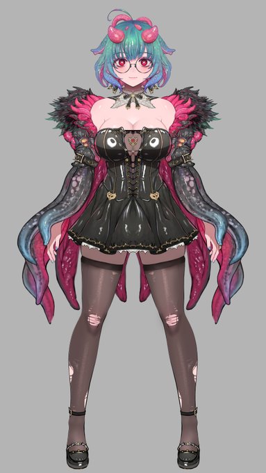 ちなみに最新の状態はこちら
インナーのアストラ様感がまだ残ってるので、さらに変更する予定です🐙🦑 