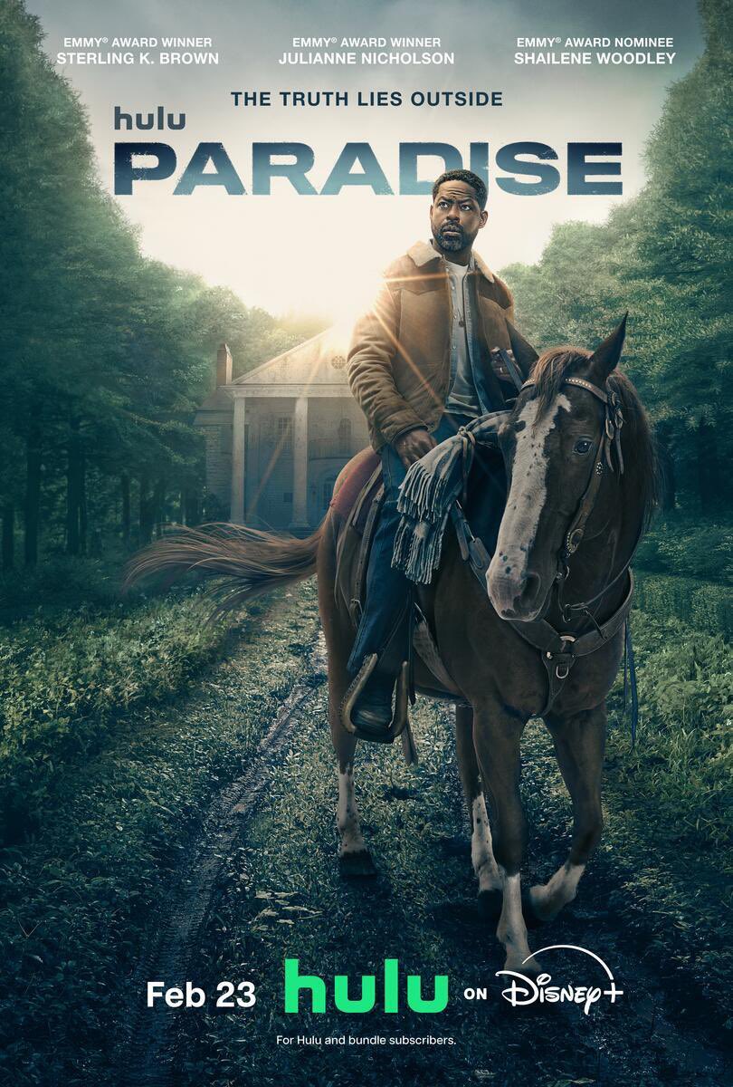 Paradise S2 met Sterling K. Brown komt op 23 februari 2026 naar Hulu van Disney Plus België