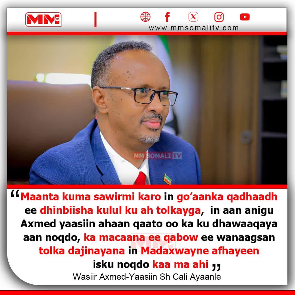 Wasiir Axmed-Yaasiin.