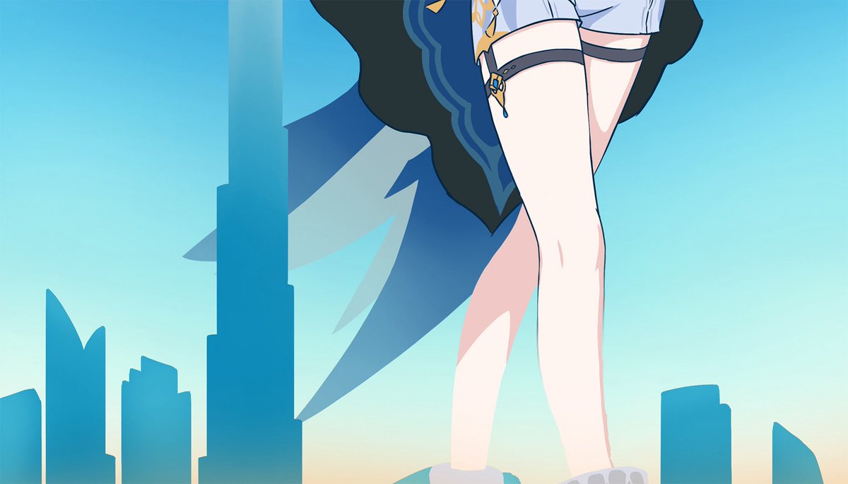 Beeeg legs walking by soon! #giantess #wip