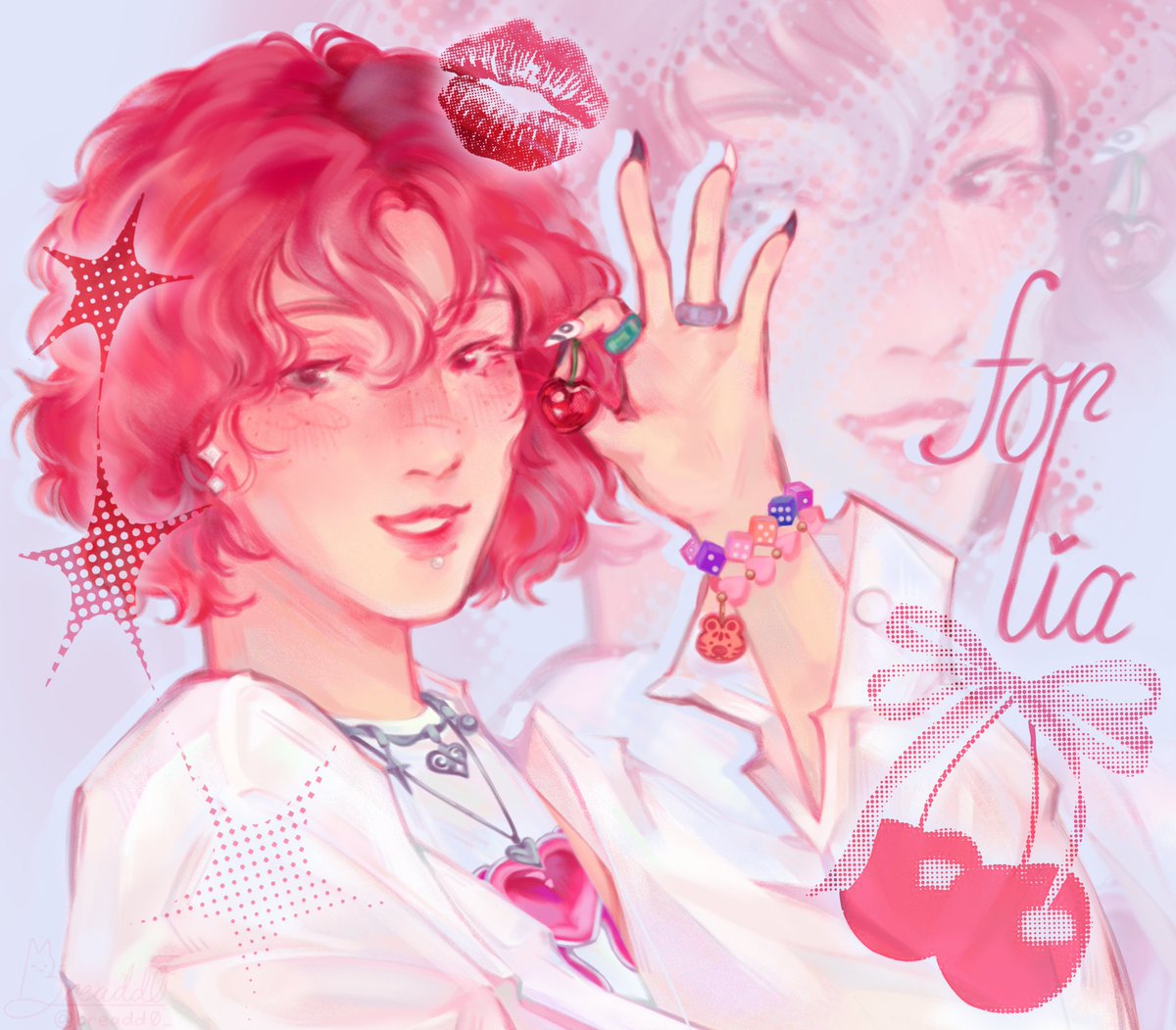 breadd0_'s tweet image. a very special wumuti for a very special someone 🐯🍒
#xlov #xlovfanart #wumuti #wtimd