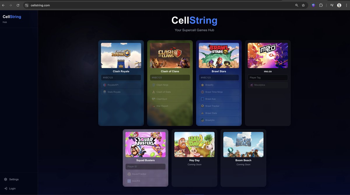 Dstn_exe's tweet image. Hey everyone, I'm working on a new project called CellString.com. My SquadTracker Discord server has officially been renamed to CellString – and the website is already live and usable!
I'm currently in an early testing phase, especially for the new admin dashboard. If…