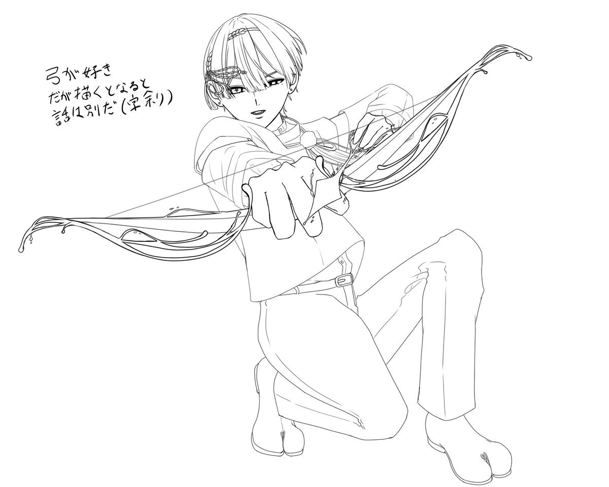 通常ラフより戦闘ラフが先に生まれるイザナミほに