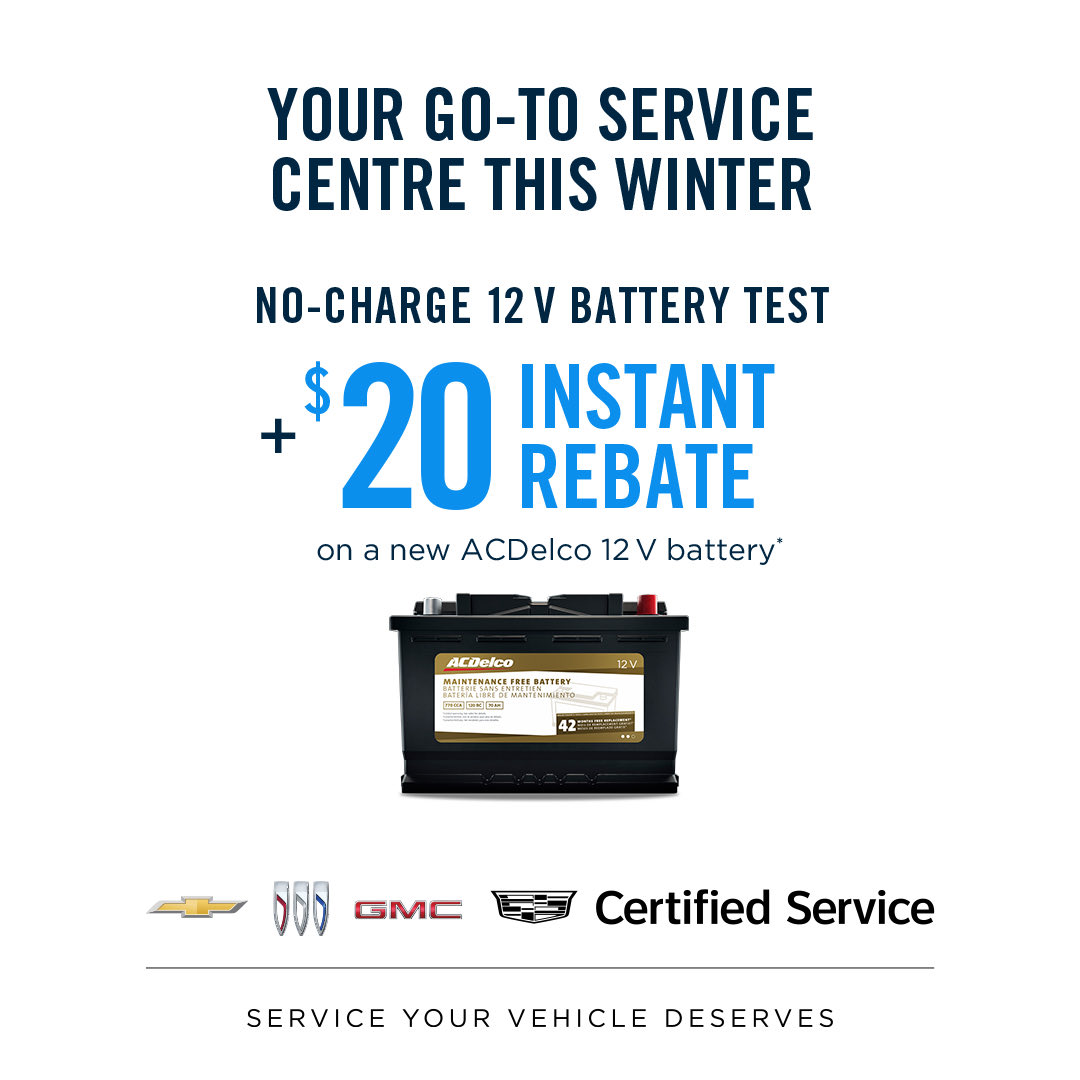 🥶 It’s –18°C this am (feels like –28°C)… is your battery ready?

🔋 FREE Battery Test
🔋 $20 Instant Rebate on ACDelco 12V Batteries

Stop by Adams Chevrolet in Wetaskiwin or Ponoka and stay winter-ready. ❄️🚗

#AdamsChevrolet #WinterReady #ACDelco