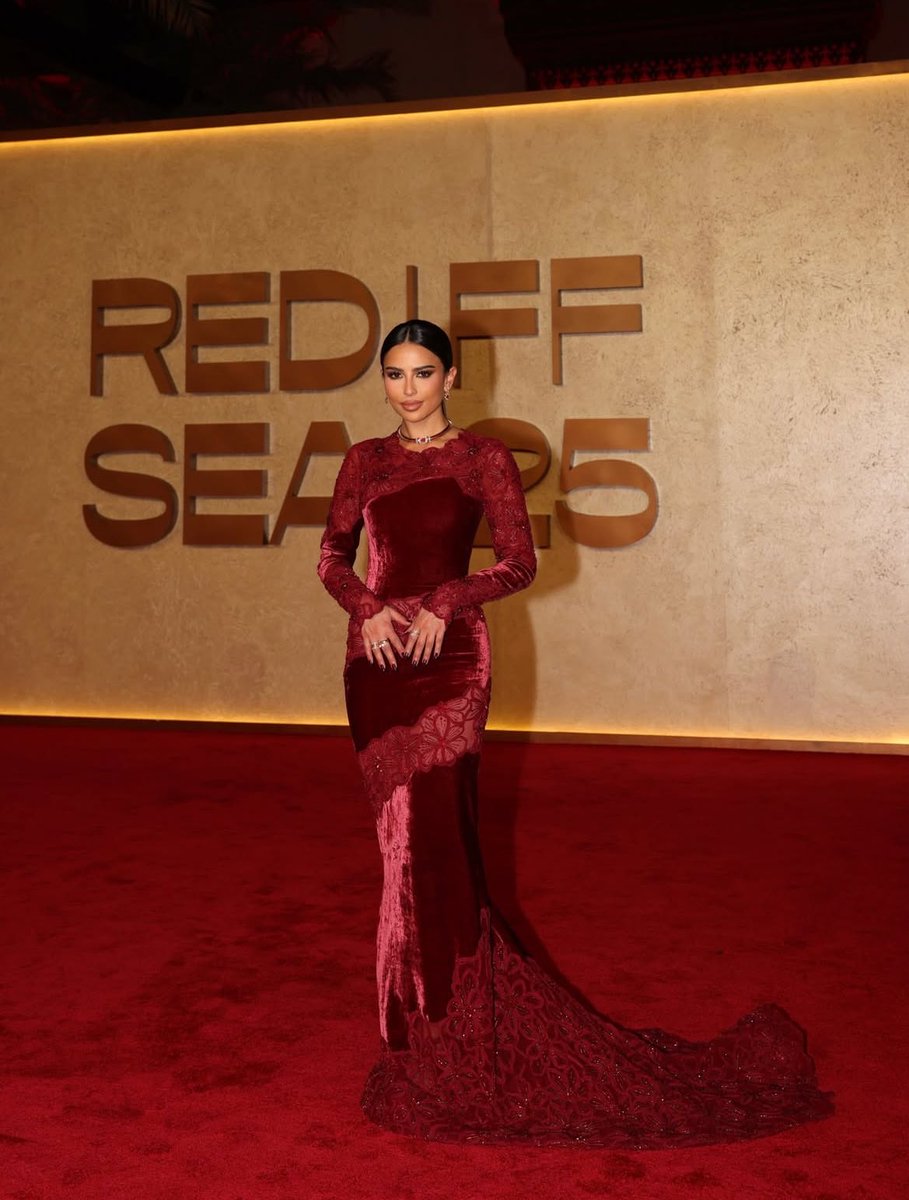 ClassSaudi's tweet image. اطلالة لمى العقيل في مهرجان البحر الاحمر السينمائي ❤️