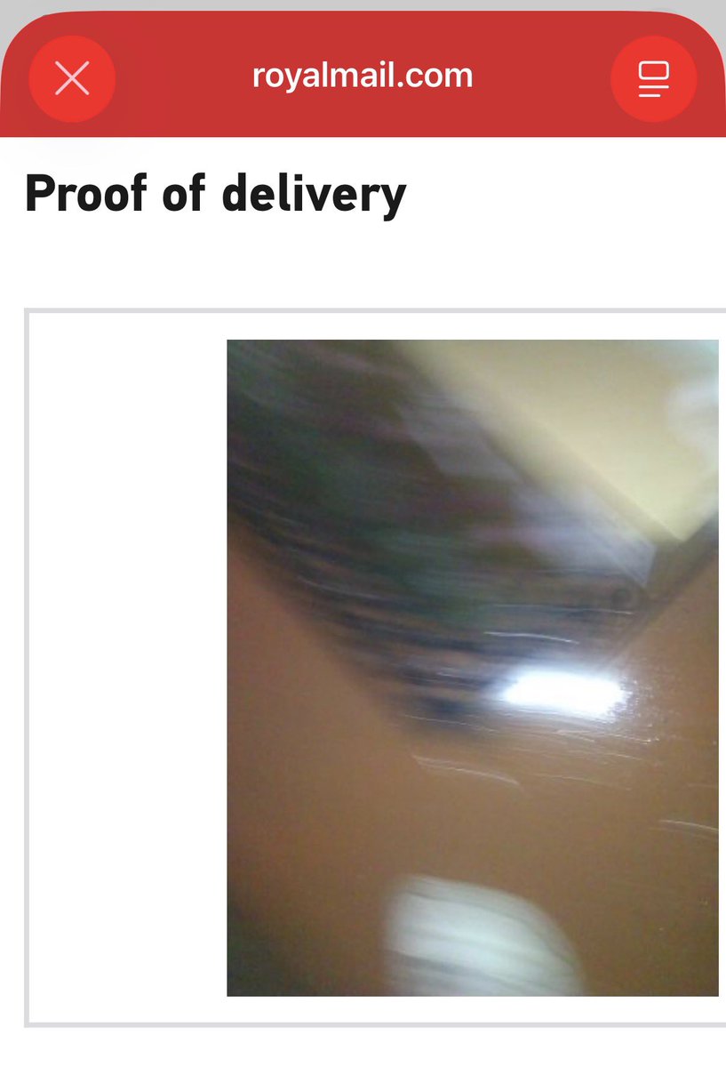 Seriously? This is not “proof” of delivery. It’s barely a photo, <a href="/RoyalMail/">Royal Mail</a>