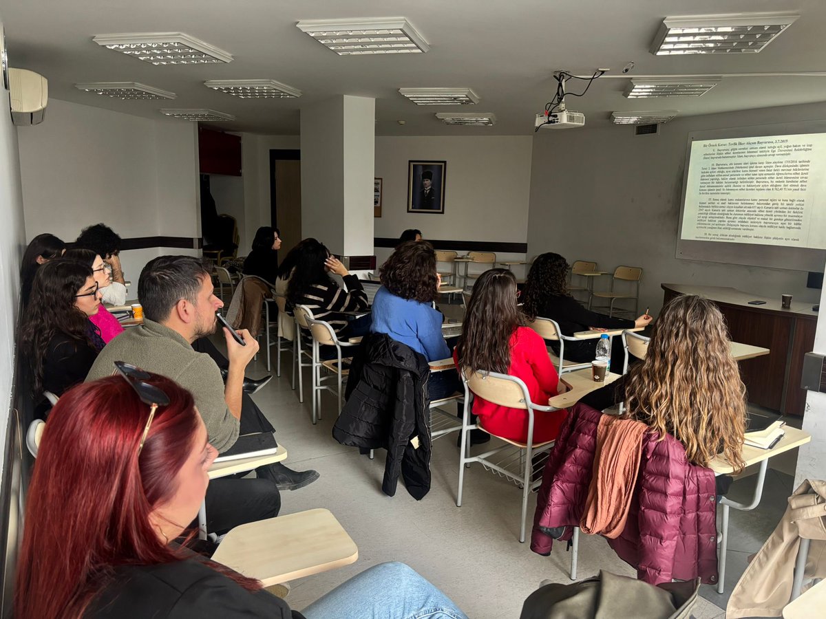 Bugün Anayasa Mahkemesi Bireysel Başvuru eğitimimizi gerçekleştirdik.