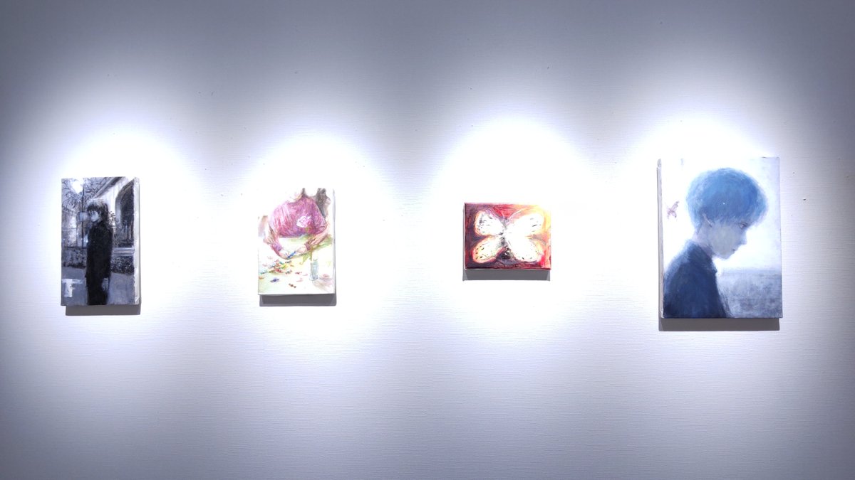 中央区京橋　
木之庄企畫 さま　
４人展「彼方のまなざし」　
おうかがいしました。　
#京橋 #宝町　
#木之庄企畫 さま #KINOSHO_KIKAKU <a href="/kinoshokikaku/">木之庄企畫 KINOSHO KIKAKU</a>
#zuzu さま <a href="/Zuz_zzzzu/">‎z u z u️</a>　
#サトウナツキ さま <a href="/kinoco3_io/">サトウナツキ</a>　
#中村春香 さま　
#ニビ さま <a href="/nibi_2222/">ニビ</a>