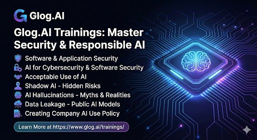 Glog.AI obuke za računarsku i softversku bezbednost i primenu veštačke inteligencije. Više detalja na linku sa slike. Trenutna lista:

· Software &amp; Application Security
· Artificial Intelligence for Cybersecurity and Software Security
· Acceptable Use of AI
·