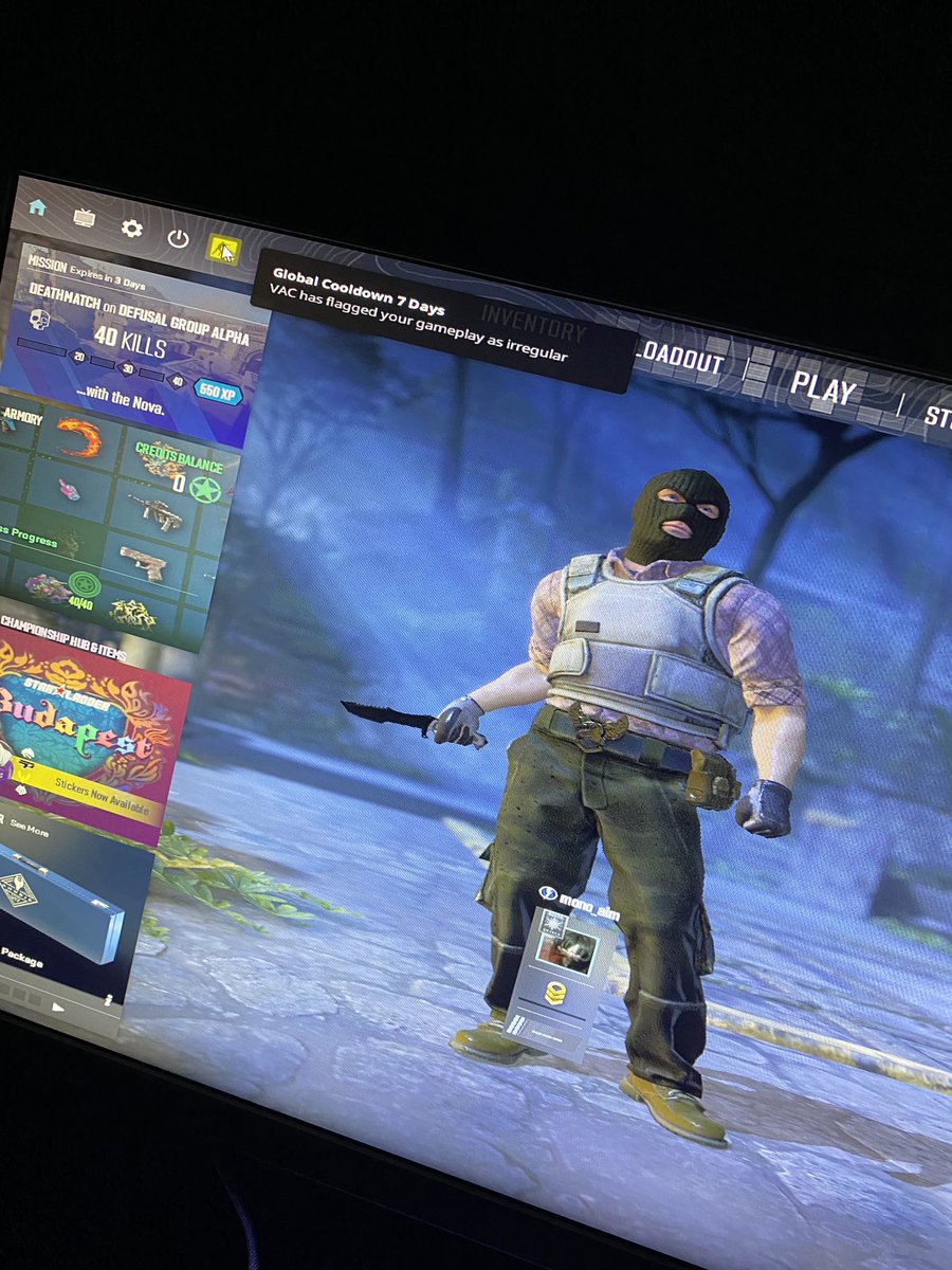 mono_aim's tweet photo. 2nd VAC live? @CounterStrike fix ur game https://t.co/jsba6t2M9P