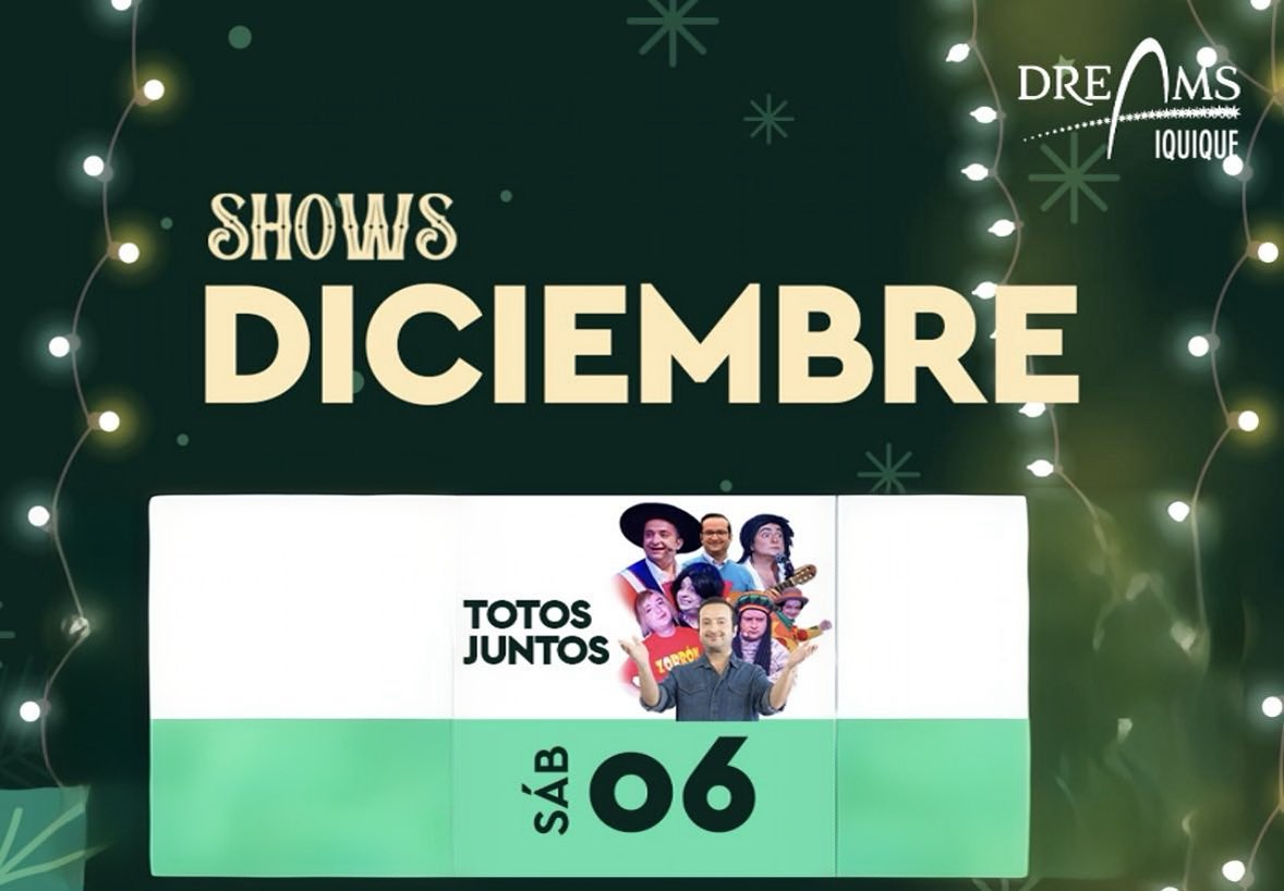 ToToAcToR's tweet image. IQUIQUE hoy 22:30 hrs. En Casino Dreams TOTOS JUNTOS ✅❤️
