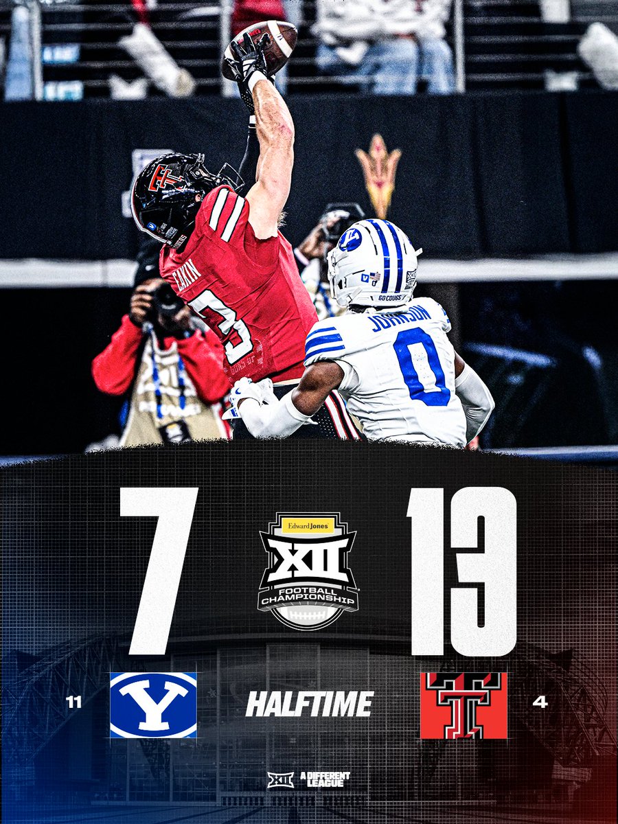 Thirty minutes from crowning our champion 👑

#Big12FB | <a href="/EdwardJones/">Edward Jones</a>