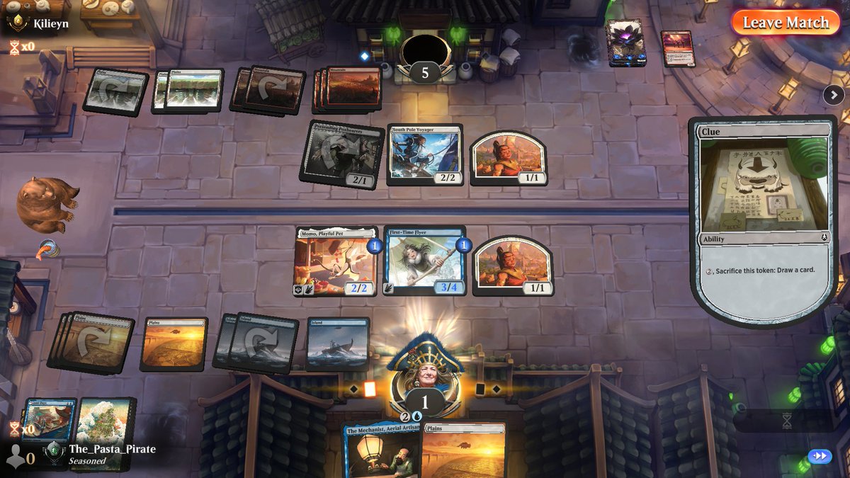 ThePastaPirate's tweet image. 🪽🏆Azorius Skies🏆🪽

1) 1x Mechanist: deck's only rare

2) 2x Cat-Owl: surprisingly solid beater

3) Lesson/Sub: brutal tempo plays 

4) Sokka/Sub: mythic uncommons

5) Back to back trophies the last two drafts🏆🏆

Draft: 17lands.com/draft/eb166645…

Games: 17lands.com/details/eb1666…