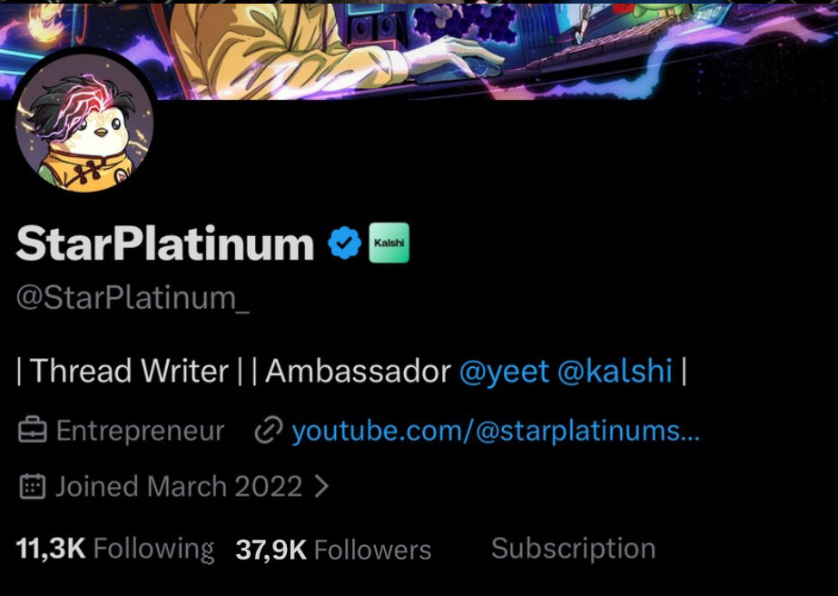 StarPlatinum tweet media