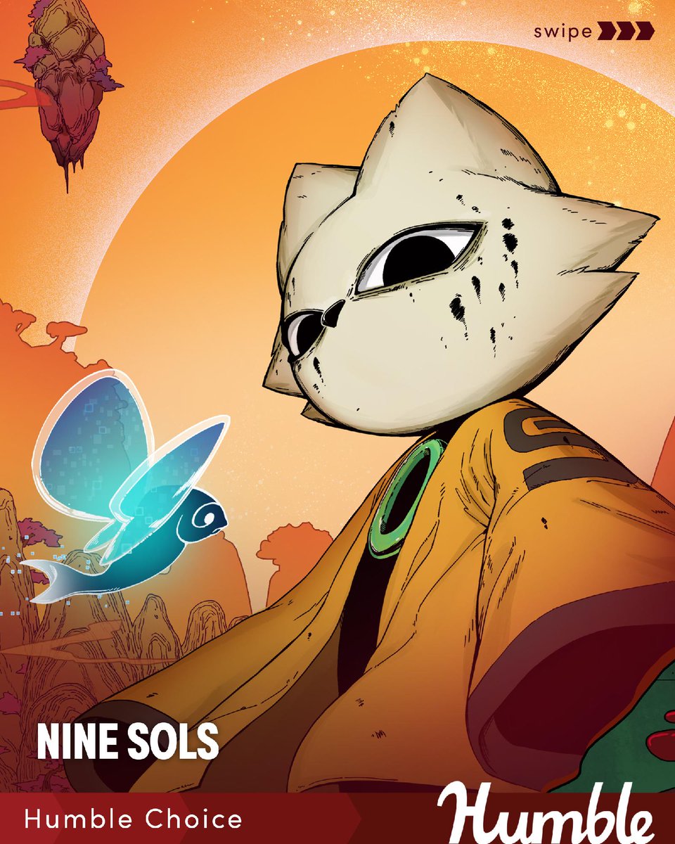 humble's tweet image. Embark on a journey of eastern fantasy, explore the land once home to an ancient alien race, and follow a vengeful hero’s quest in Nine Sols.

Humble Choice for December supports @savethechildren | bit.ly/44I5syC