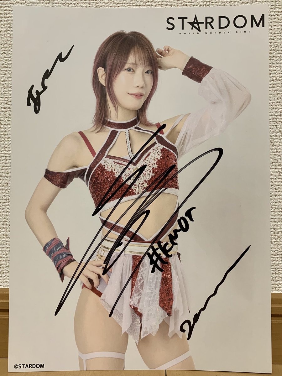 宝物増えた☺️ 沙希さん 沢山のサインと宛名とお話し、ありがとうご