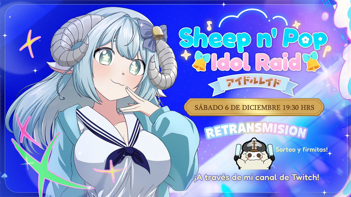 ¡Tompitooos 🐑! Hoy saldremos en la portadaaaa *rugido de oveja* y se re-transmitirá el concierto 3D: Con nuevas escenas!! JAJA<3 
También vamos a hacer el sorteo especial para todos los que compraron su ticker post-imperial y firmando sus wallpapers✨ 

El stream comienza a las