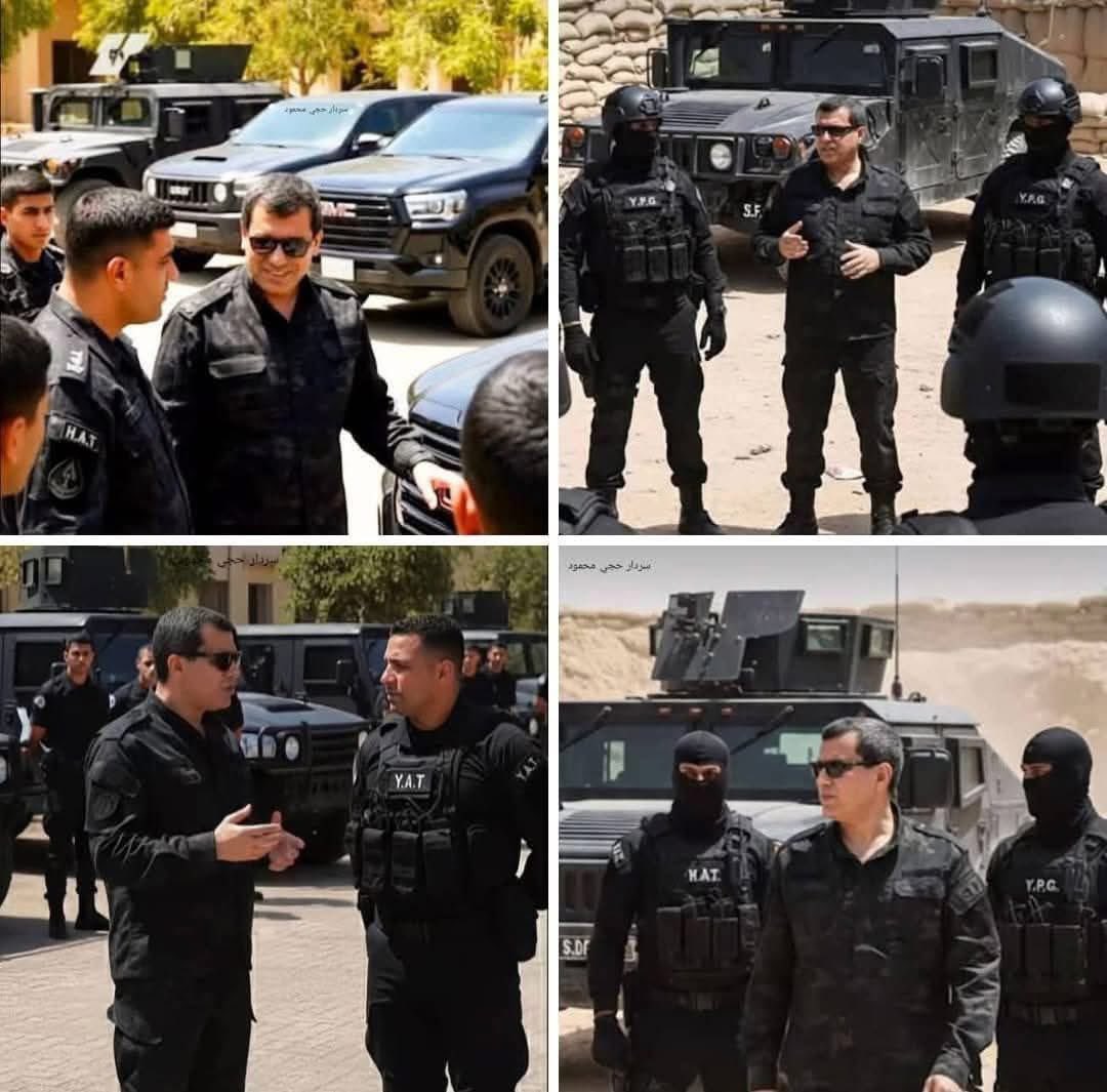 احدث ظهور للجنرال مظلوم عبدي مع القوات الخاصة في صفوف جيش قسد باقليم روجاڤا كوردستان 
#سوريا