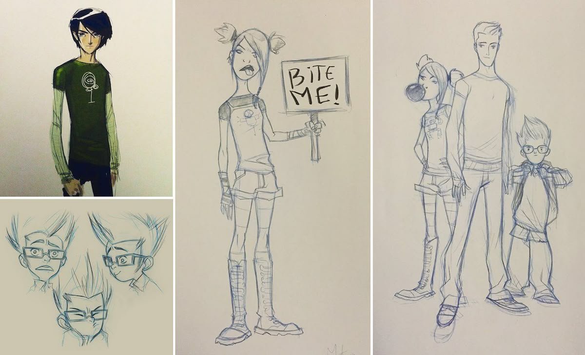 Jack looks better in these sketches than in his model in the show bruh
I also really like how Miko is drawn ksjdksj