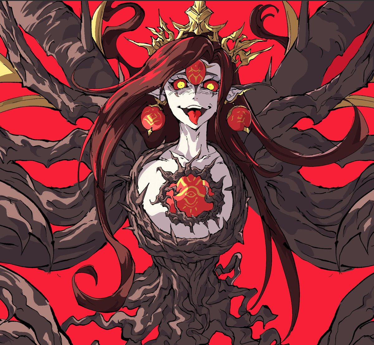 Vincentgraphart's tweet photo. Drawing the freaky tree https://t.co/RjSvI8jmCq