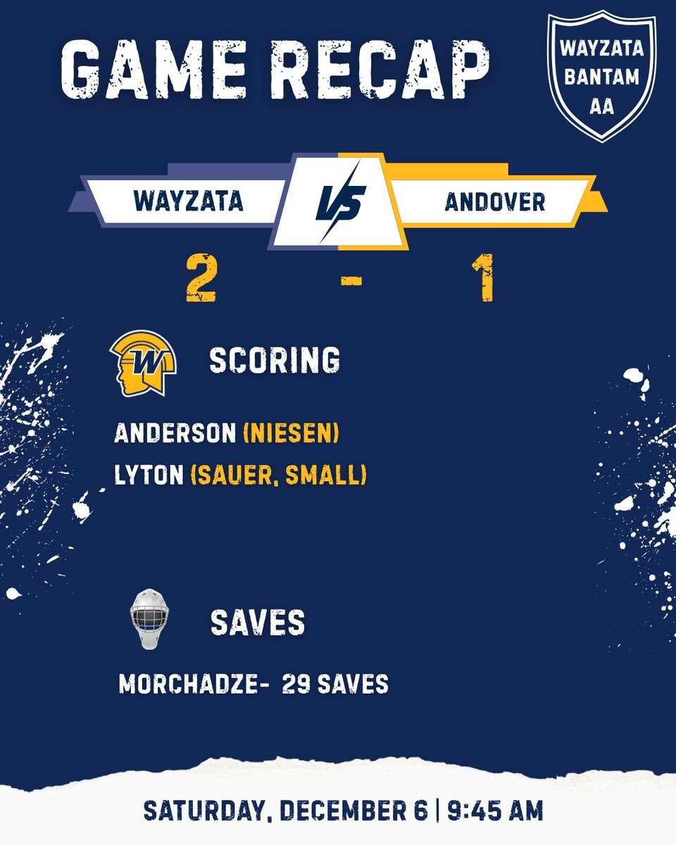 Wayzata Bantam AA tweet media
