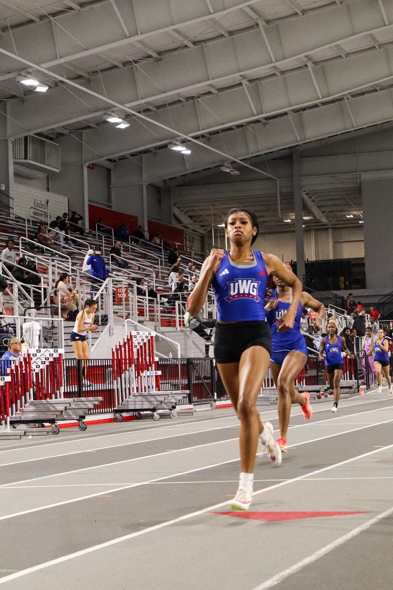 UWGTrack's tweet photo. School Record Alert ‼️ 

Elise Duncanson blazes a 40.22 in the 300m! 

#BuiltForMore https://t.co/Lz90F5WWku
