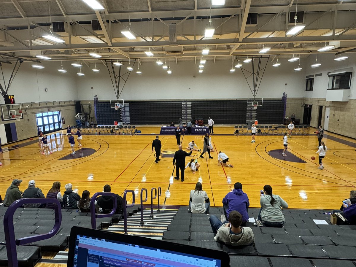 Back on 103.9 WLPO for an IVCC women’s and men’s hoops double header against Bryant &amp; Stratton.

Jermey Aitken, Mike Sabatini and I are on the call on 103.9 WLPO, the 103.9 WLPO app and the Starved Rock Media YouTube channel.

We’re on now!!!!