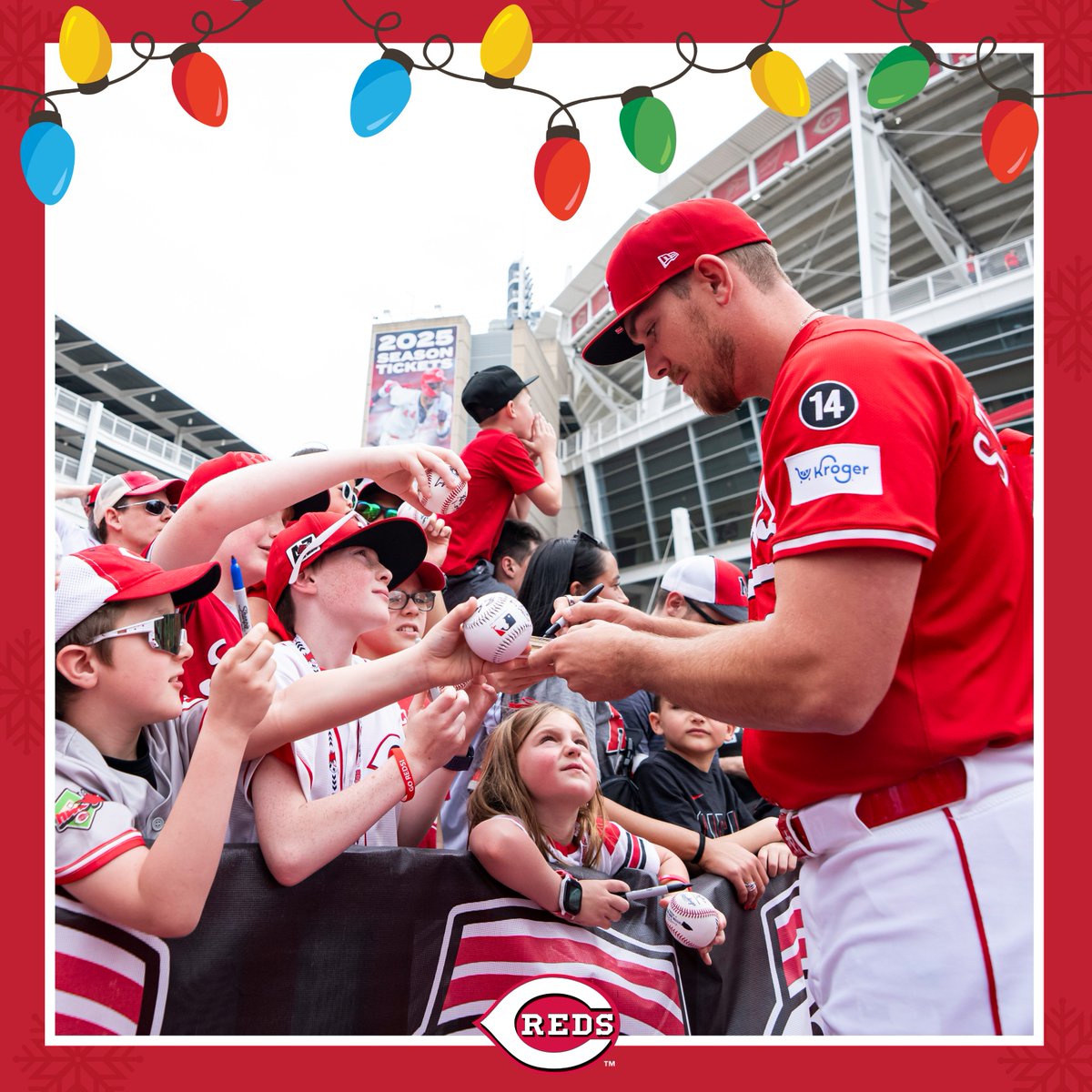 Have a holly, jolly Redsmas Day 6! 🎄 

Repost this for a chance to win 4 tickets to our Kids Opening Day game on 3/28! Enter by 12/7 at 12 PM ET. Rules ➡️ atmlb.com/2GALeNF