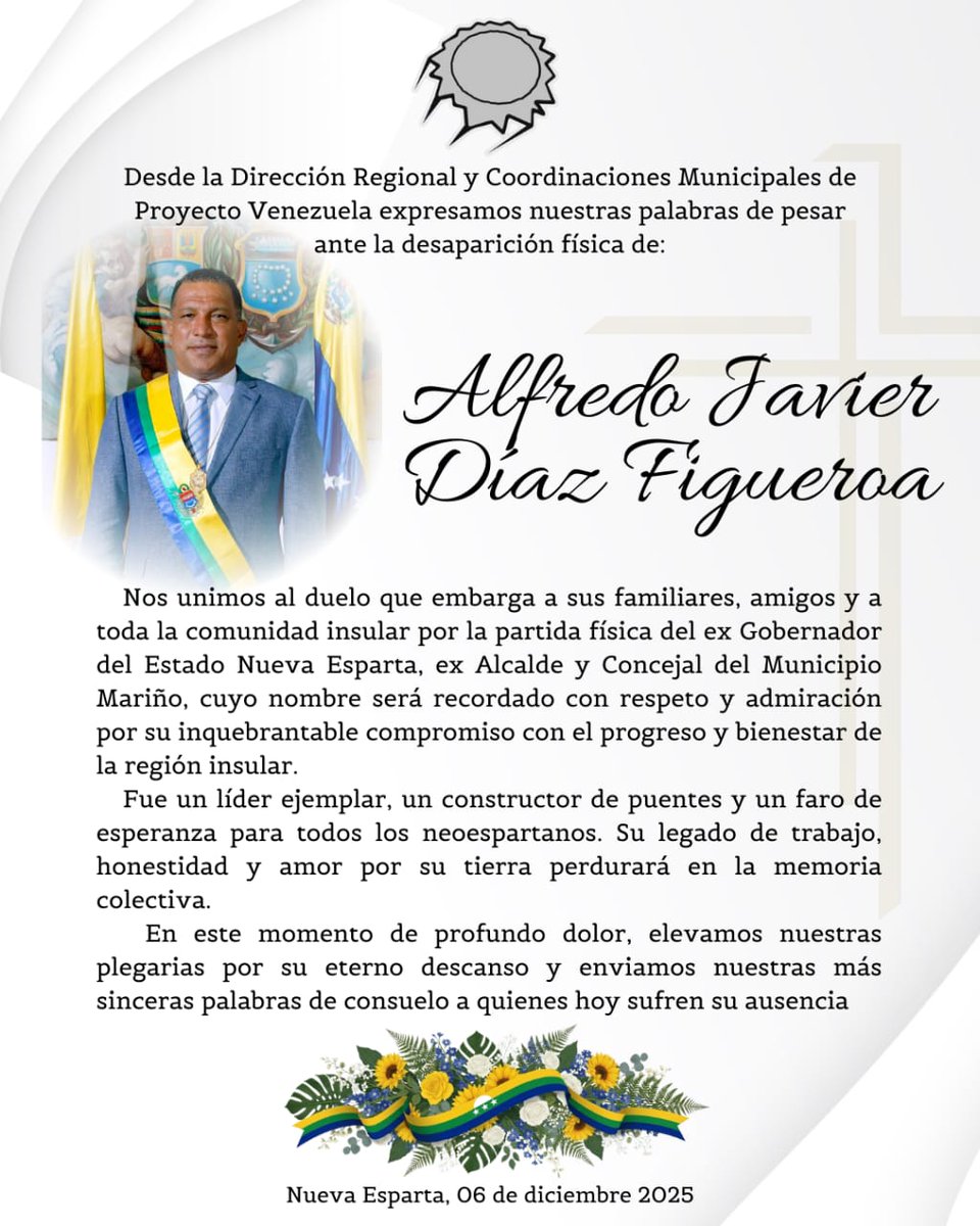 ProyectoVzla_NE's tweet image. Nueva Esparta y Venezuela están de luto