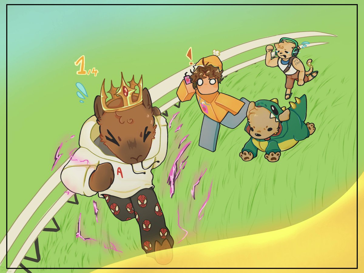 TheSpring248's tweet image. 🏃✨️
#aquinofanart #SoarinngArt #natalanfanart #mishifufanart