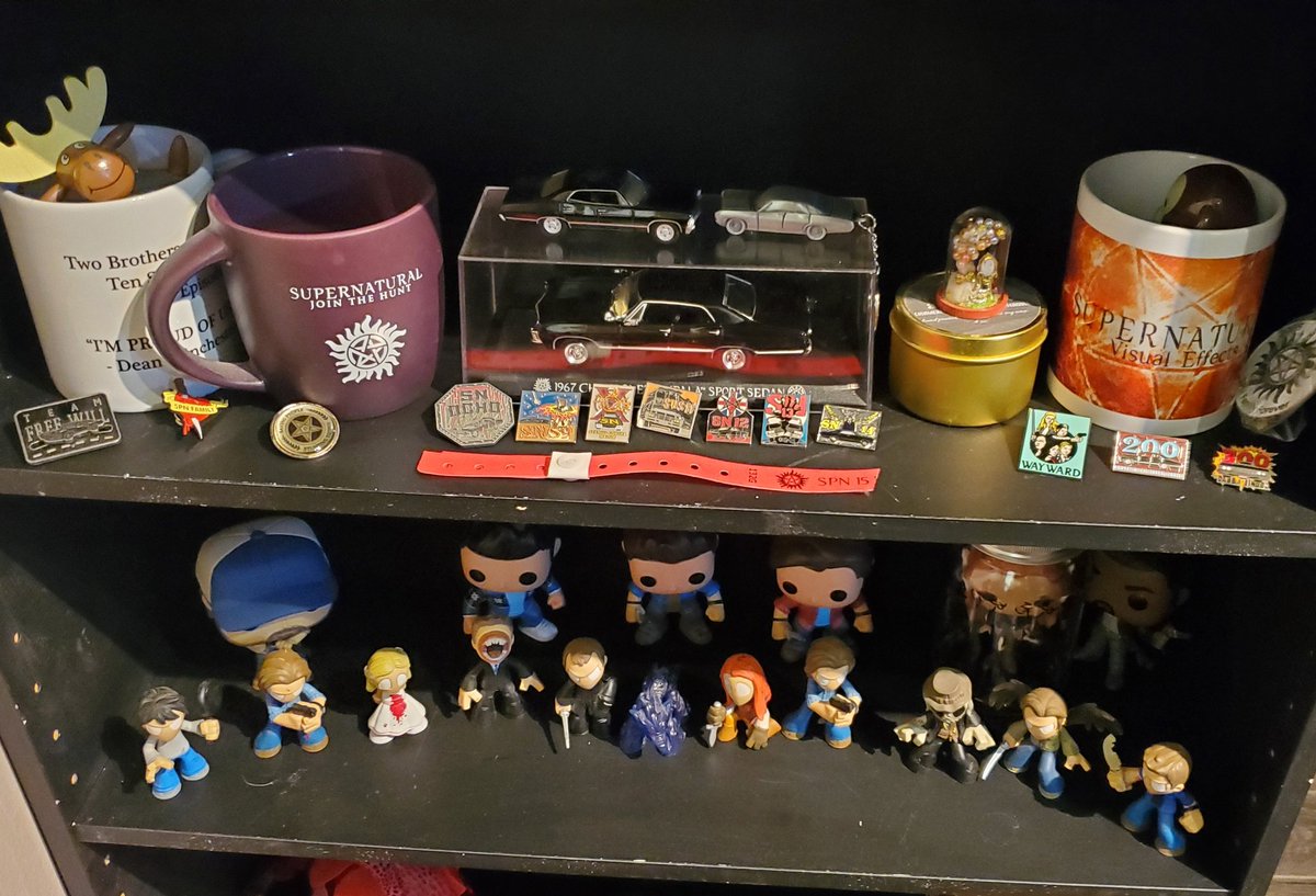 Finally unpacking some of my #supernatural memorabilia in the new house!
