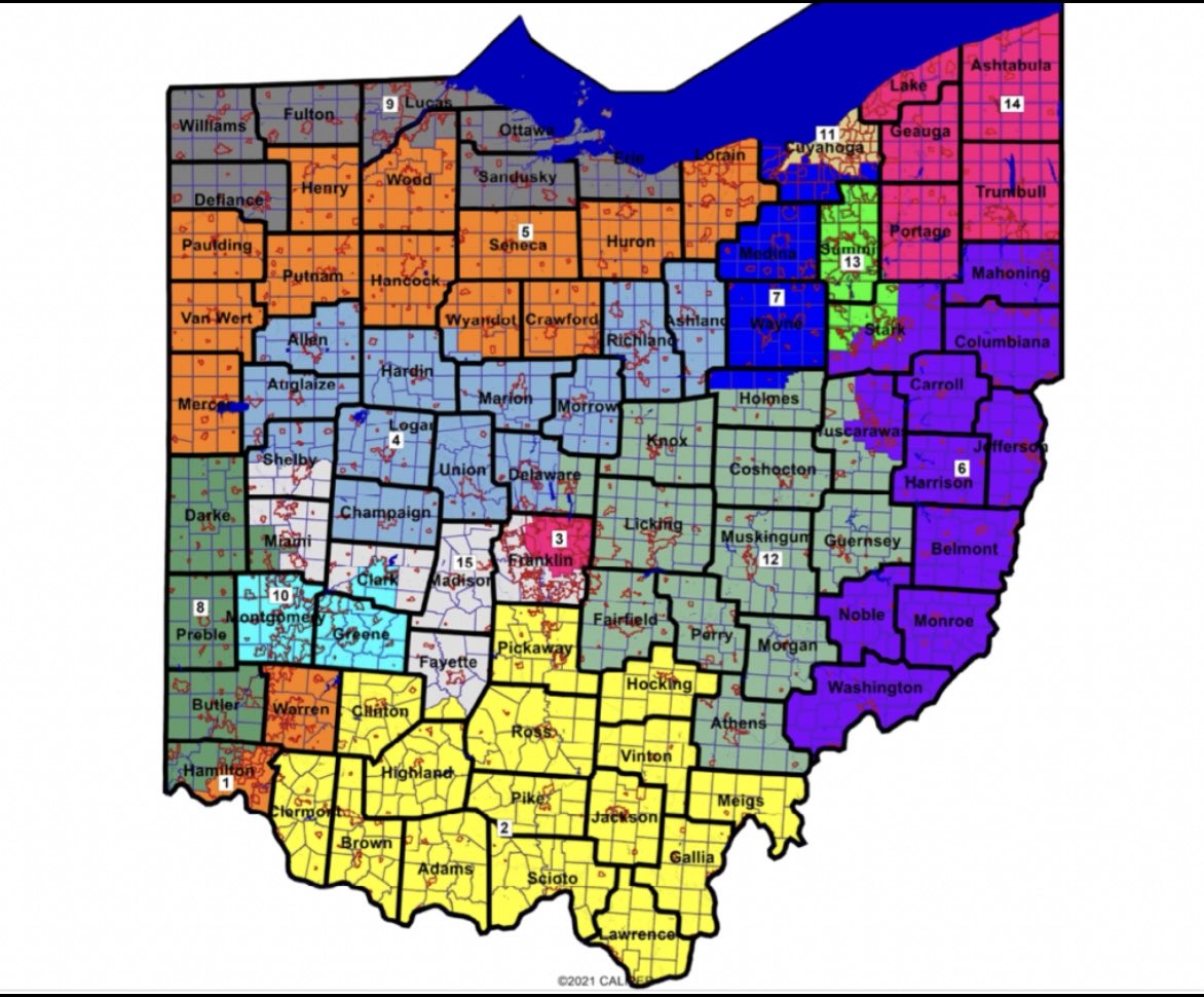 Ohio representative districts