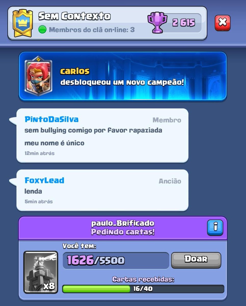 ClashContexto's tweet photo. ? https://t.co/bdxFoGgYGx