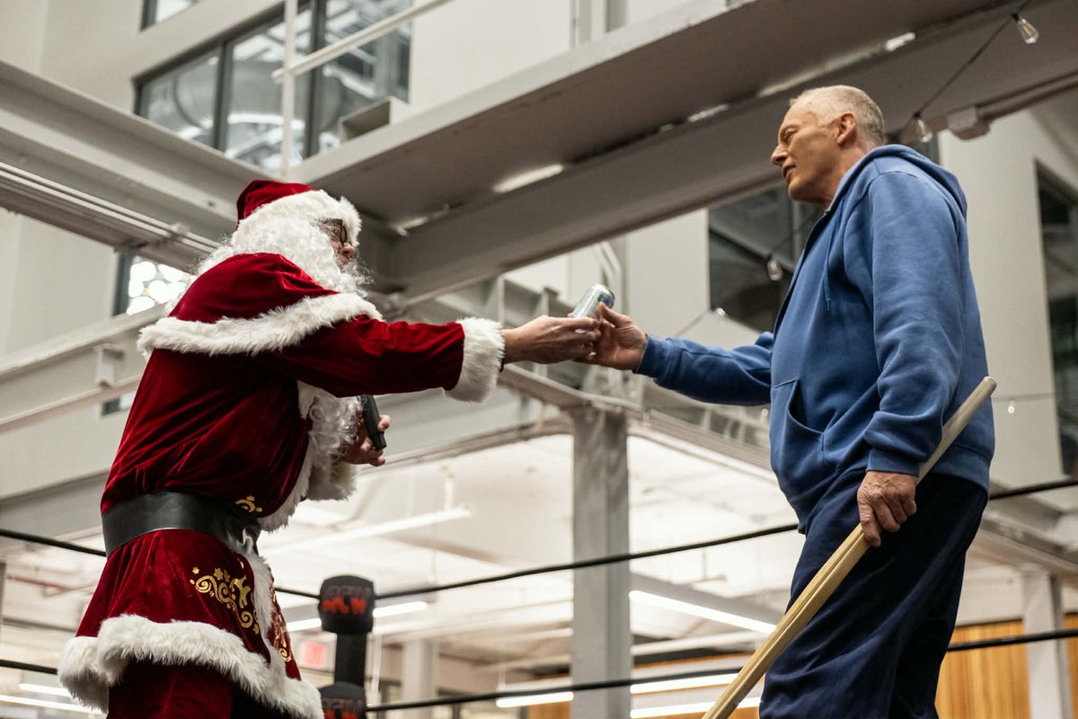 TravisNorbert's tweet image. I tried to bestow you with a hardcore holiday gift, and you rejected me and then assaulted me in front of everyone. This is not nice Mr. Sandman. I don't want to but, you might push me to become Hardcore Norbert! #ECW #prowrestling #santa #metallica