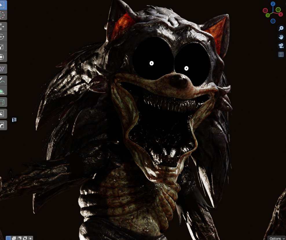 Mahmoujh_Venom's tweet image. more work on SONIC THE EXECUTABLE 

#sonicexe