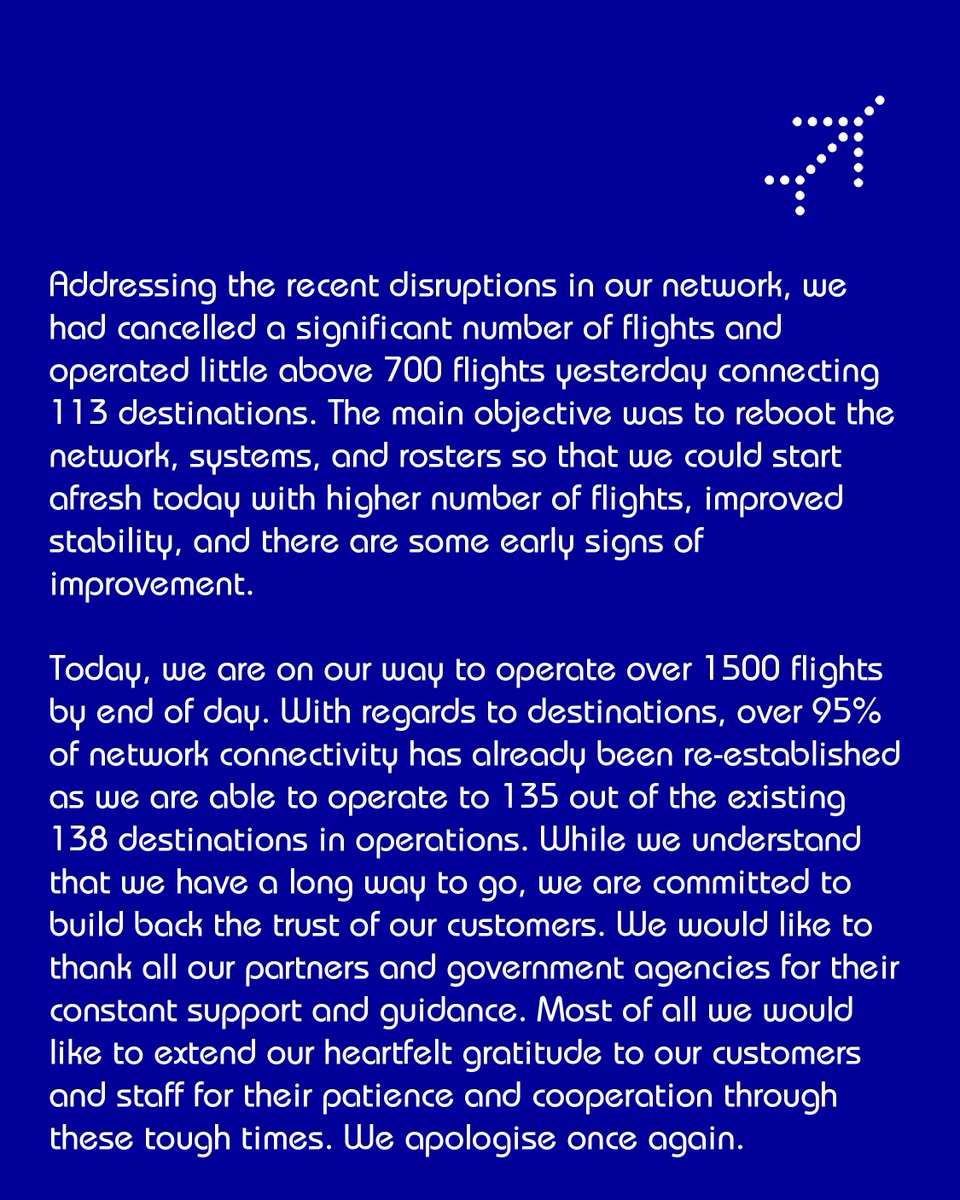 IndiGo tweet media