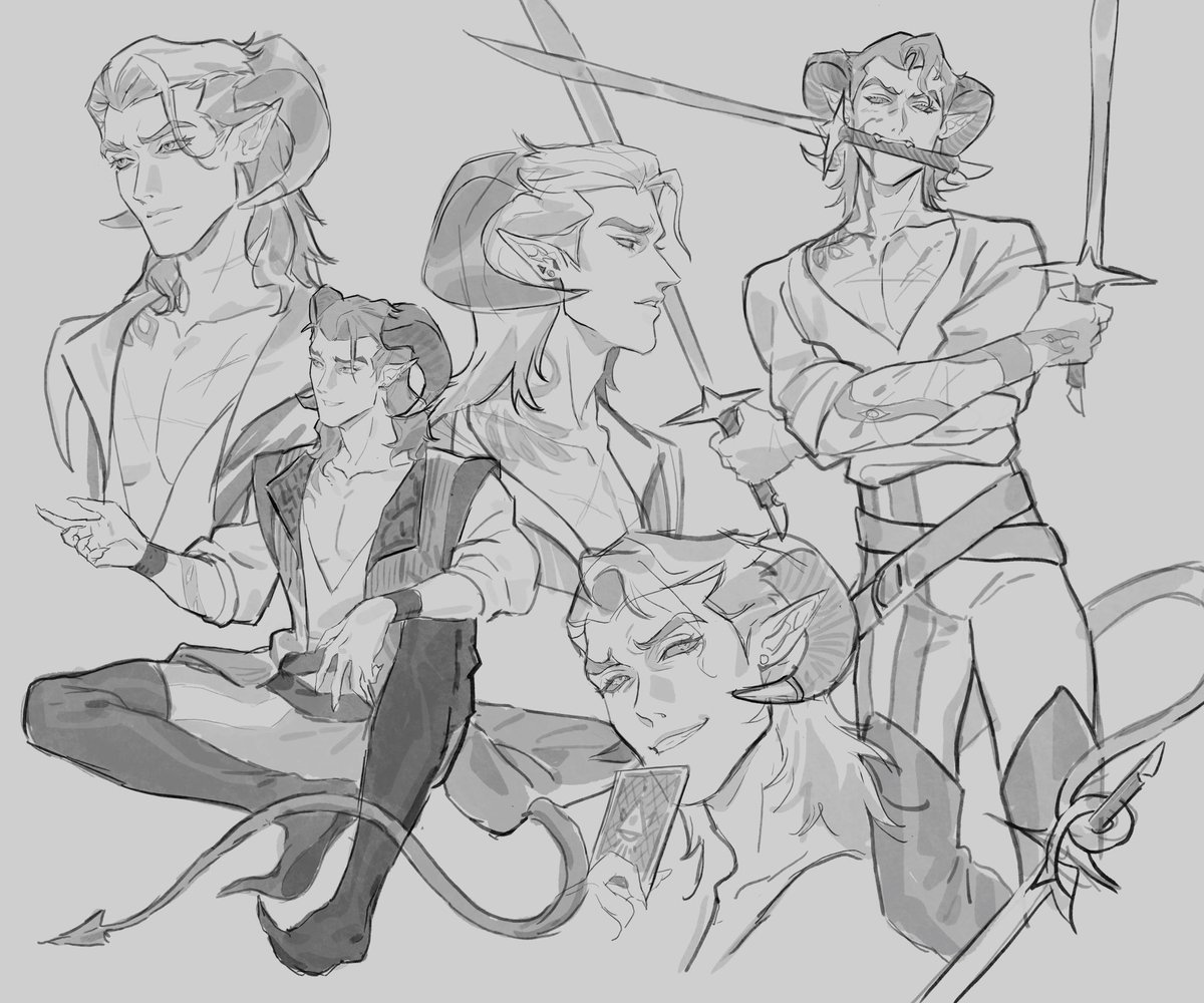 cheseely's tweet photo. Some old m9a mollymauk fan art I drew last year! (this isn’t official or anything I just really wanted to draw him🥺) #themightynein https://t.co/EW8PKs218v