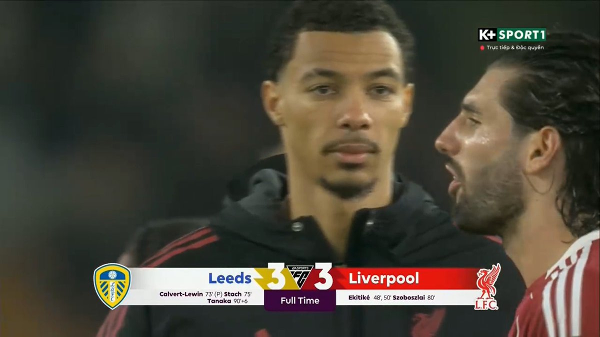 LiverpoolZNE's tweet image. Szoboszlai clearly not happy. Back to back draws for Liverpool in the Premier League 😐

It's been years since I last watched Liverpool go 2-0 up and maintained confidence they would leave with a win.

No better time to Sack Slot. He's already lost half of the dressing room.