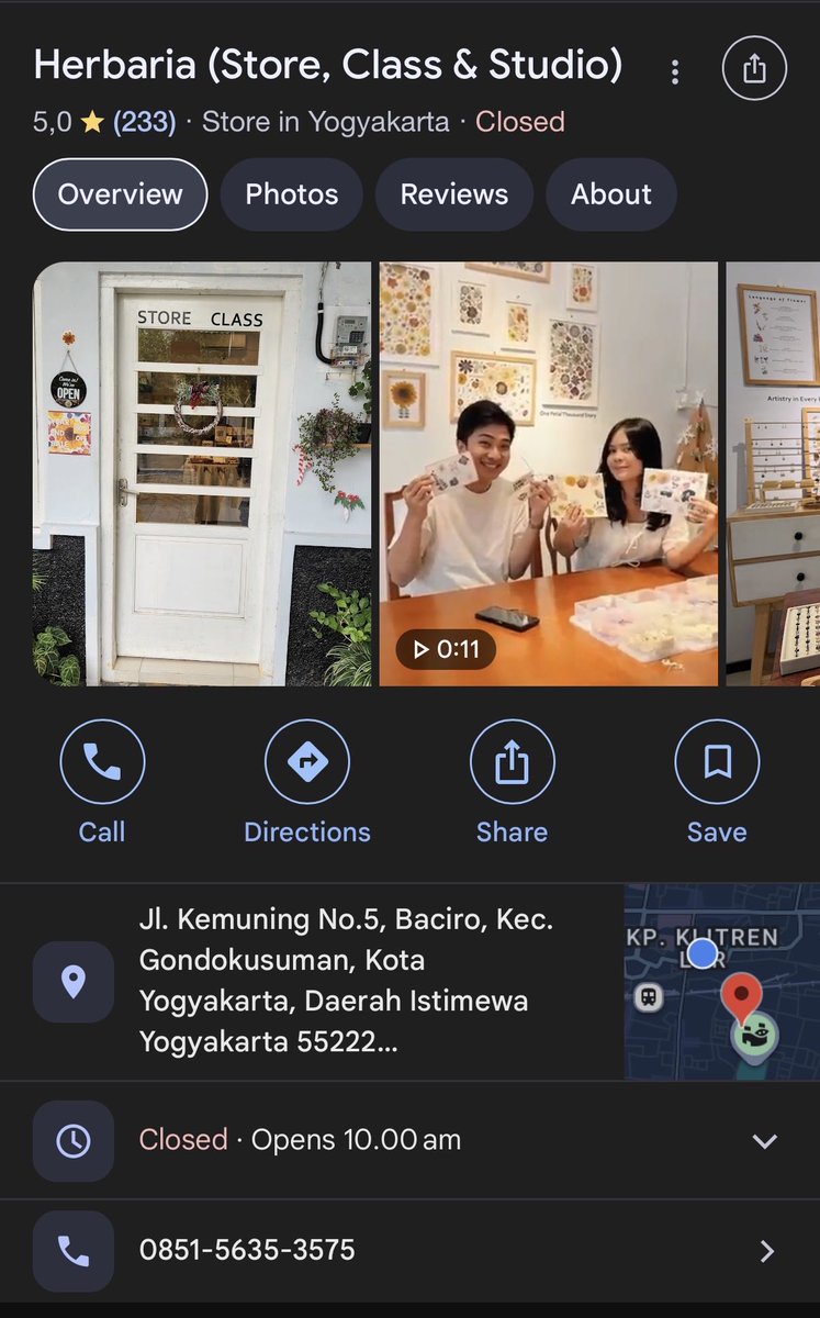 Herbariaa's tweet photo. Hai guys yang berencana akhir Tahun ke Jogja ! 
Wajib banget mampir ke herbaria ya! 
Bagi kalian pecinta bunga, asesoris, dan juga yang punya hobi cobain kelas kreatif!
Karena di herbaria bukan cuma store asesoris handmade dari bunga bunga asli, juga ada kelasnya ! 📍Herbaria😘 https://t.co/yQ7ptdAqHo
