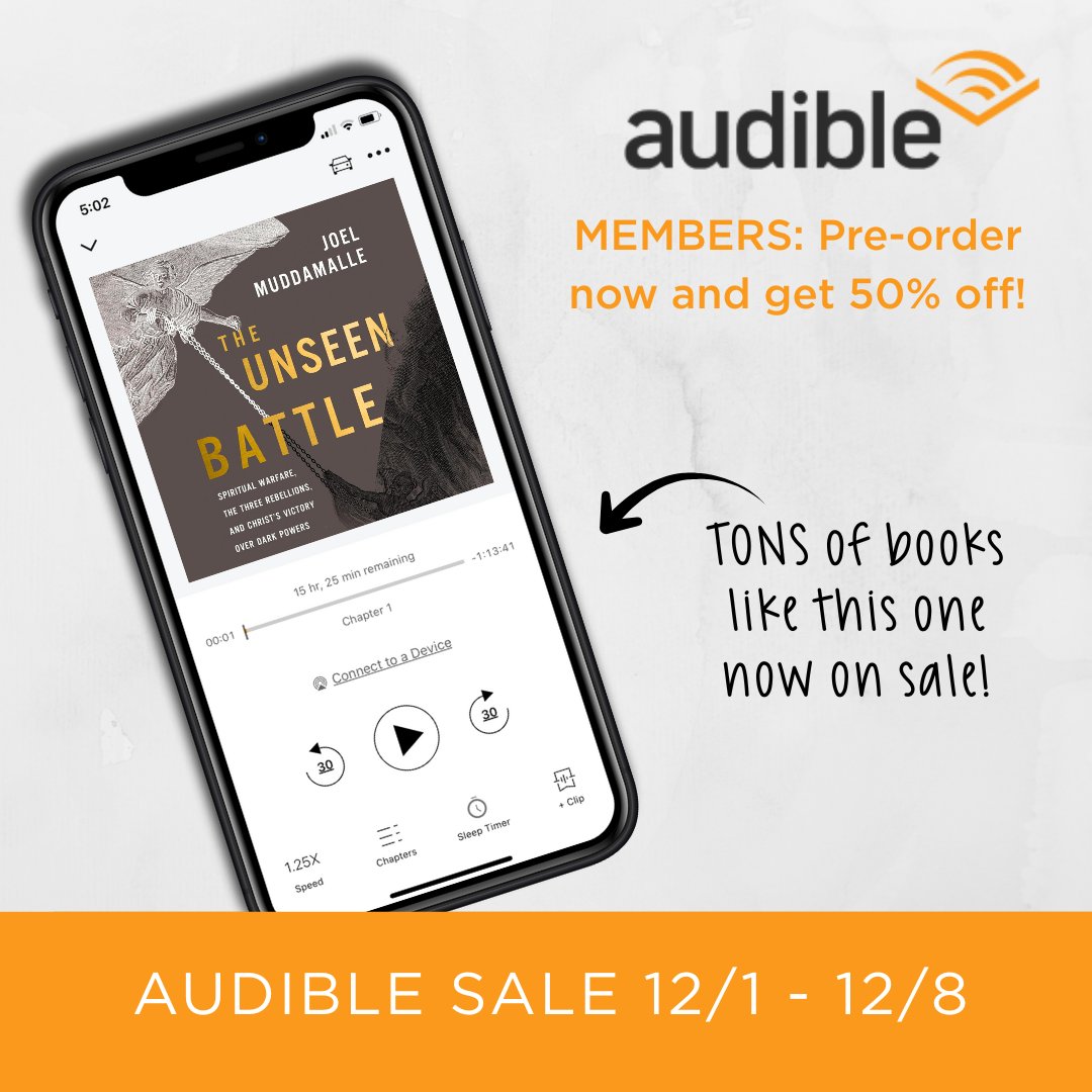 Looking for your next listen? Most of our audiobooks are now 51% off on Audible during their Sitewide Sale—including preorders! If you’ve been waiting to add these inspiring titles to your library, now’s the perfect time. Sale ends 12/8. (Be sure to log in to your membership