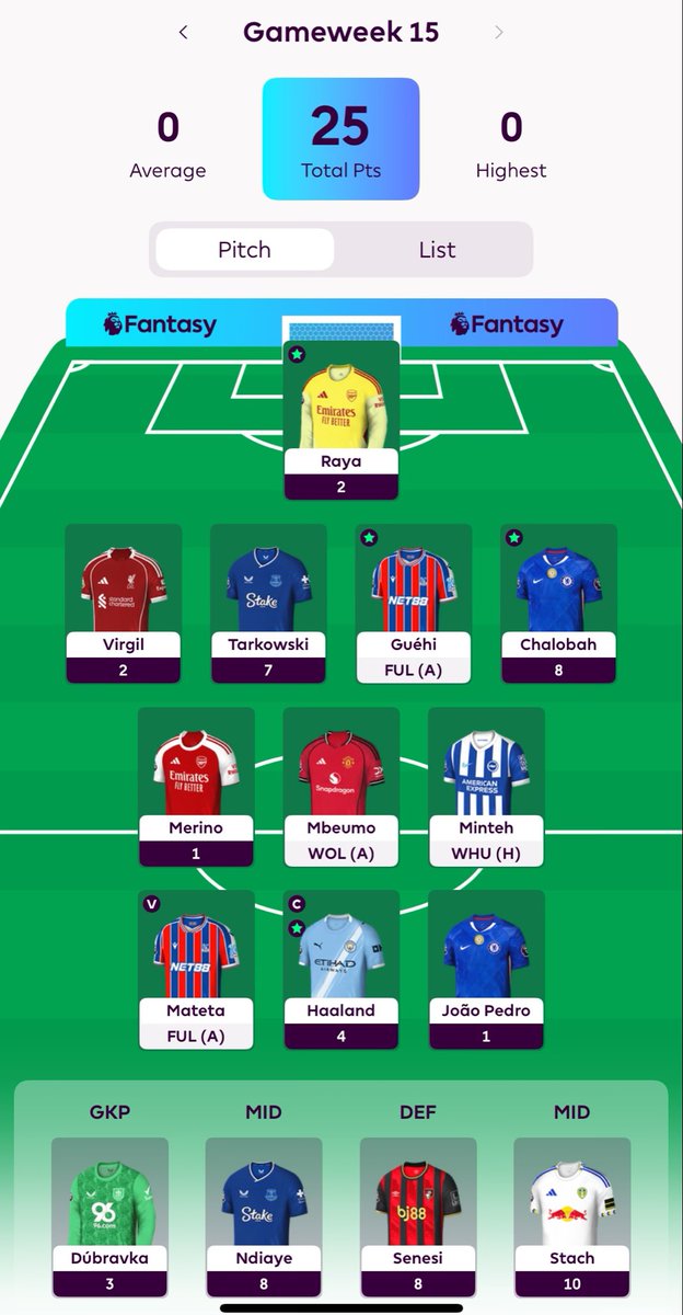 KillerFPL's tweet photo. Big on the bench paying off 😅 https://t.co/4xrKpxMhsW