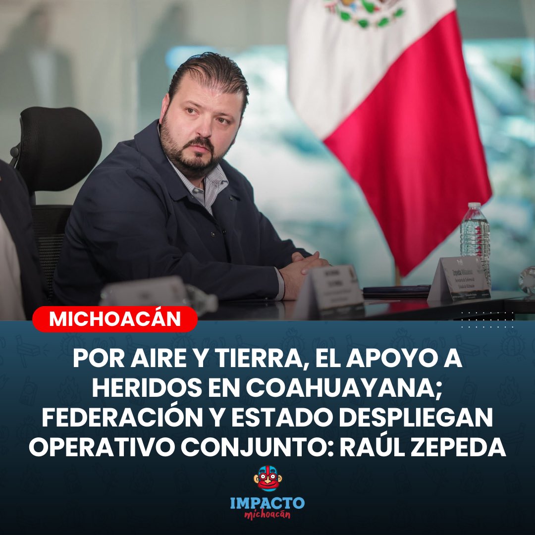 ImpactoMich's tweet image. El secretario de Gobierno, Raúl Zepeda, informó que, tras la explosión de un artefacto registrada en las inmediaciones de las instalaciones de la Policía de Coahuayana, se activó un protocolo de atención para auxiliar a las personas heridas.

👉 tinyurl.com/2hp42jzu