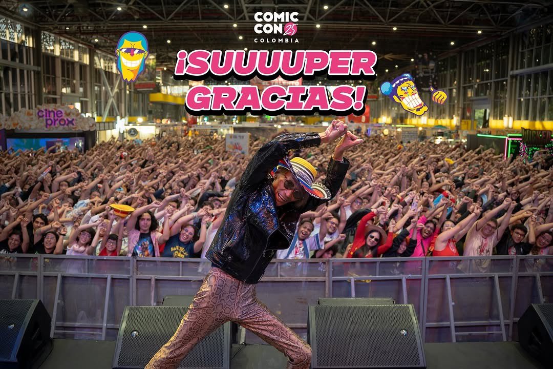 ¡SUUUPER GRACIAS! 🙌
Gracias a todos los visitantes y Nakamas por acompañarnos.
Gracias a los expositores, patrocinadores, aliados, medios de comunicación, artistas y staff que hicieron parte de esta Comic Con.🙌