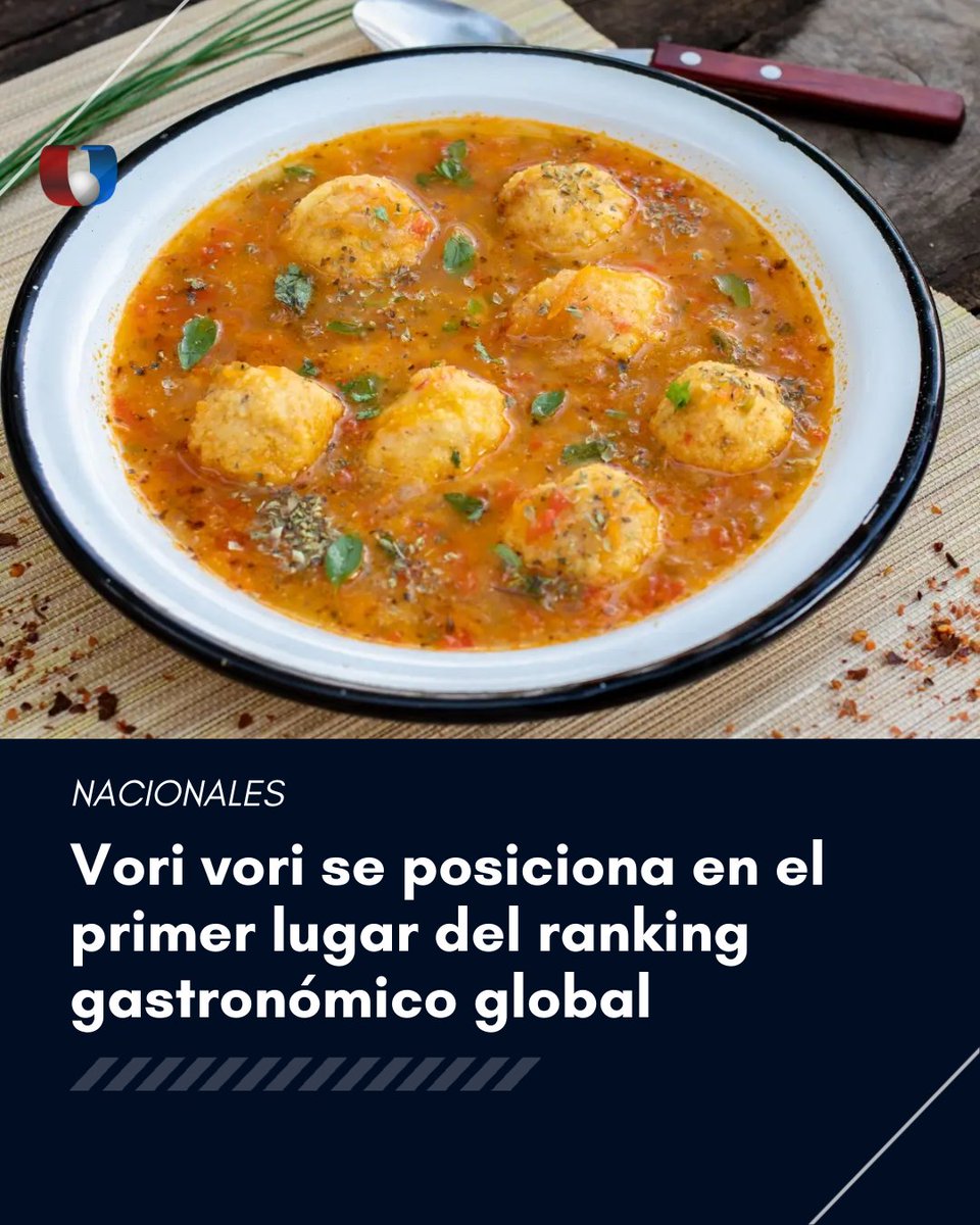 ¡El vori vori es el mejor plato del mundo! 🇵🇾🔥

🥣 La reconocida guía gastronómica @tasteatlas  posicionó a nuestro tradicional vori vori en el primer lugar de su lista de las 100 mejores comidas del mundo.

⭐ Con una destacada calificación de 4.64, el plato paraguayo superó a