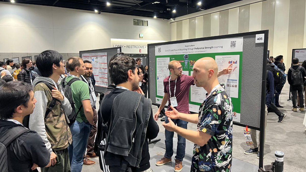 timokauf's tweet photo. Had a good time presenting this! (Though who decided poster sessions should go until 7:30pm?) Thanks to Max Muschalik for helping me present even without being an author. Poster presentations really need two people! https://t.co/pXLwQetBUG