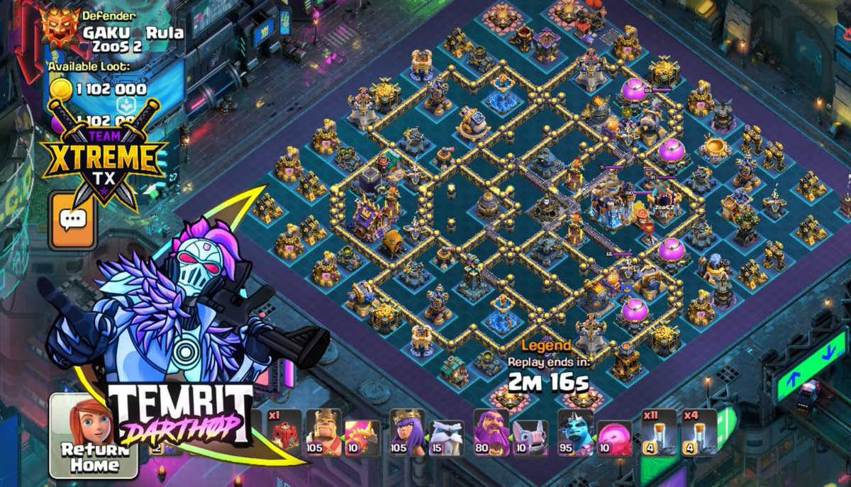 🔹Itzu :-
link.clashofclans.com/en?action=Open…
▫️Wolfi :-
link.clashofclans.com/en?action=Open…
🔹Gaku♠Rula :-
link.clashofclans.com/en?action=Open…

🎁✨4X Event Pass Giveaway
⚙️ discord.gg/BaQk6R3cuS

#ClashOfClans #legendbases #tx #Giveaway