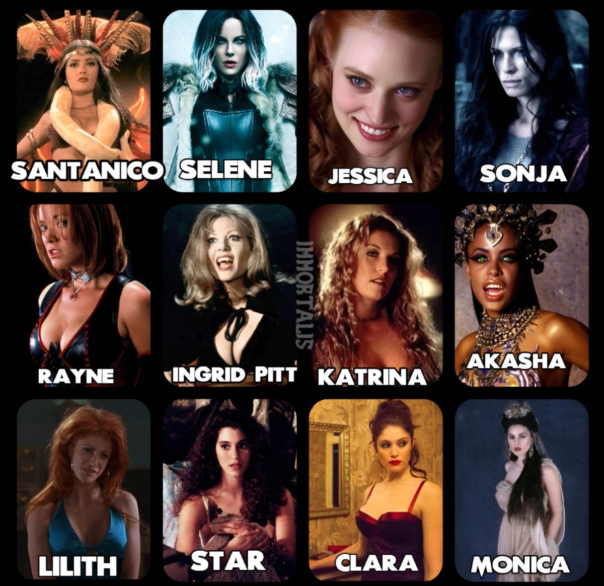 CountDraculaDB's tweet image. Choose your vampiric Queen...