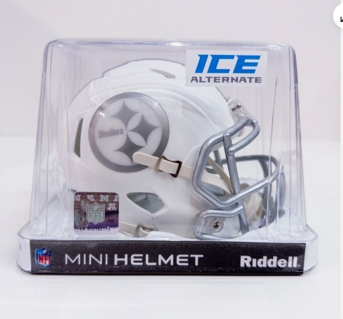 IRGRL's tweet image. ❄️🏈 Steelers fans: this one is ICE COLD.
Riddell ICE Alternate Mini Helmet — NEW in box, clean, crisp, perfect for display.

👉 ebay.com/itm/1873556540…

#Steelers #NFLCollectors #Riddell #2Threaded